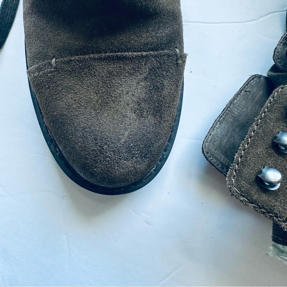Sam Edelman Brian Suede Combat Boots- 9 - Picture 8 of 14